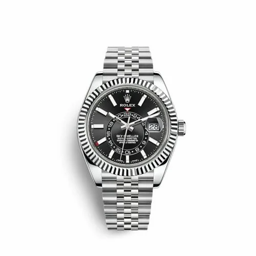 Rolex Sky-Dweller Stainless Steel / White Gold / Black / Jubilee 326934-0006 (M326934-0006)